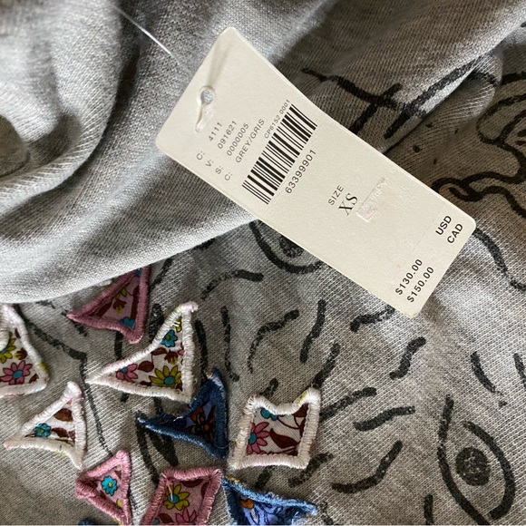 Anthropologie Luna Mercantile Co. Tiger Graphic Sweatshirt - Picture 5 of 6